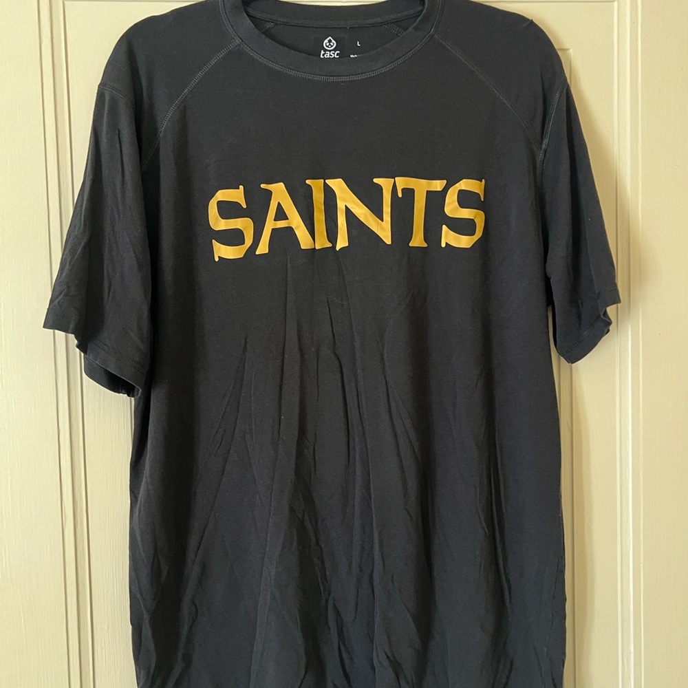 Black and Gold 'SAINTS' Men's Shirt